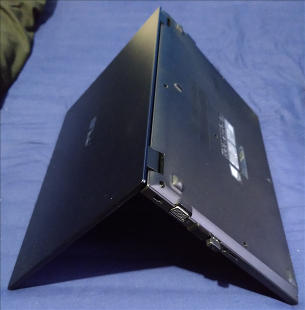 Laptop in the shape of a Pyramid