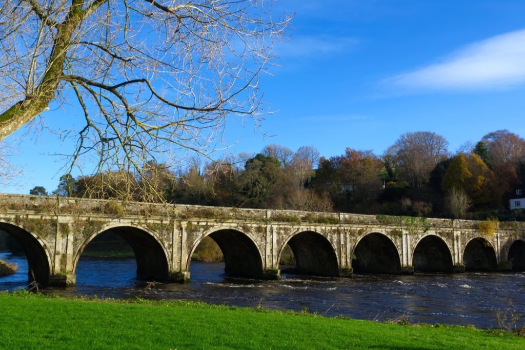 Inistioge's bridge in Autumn