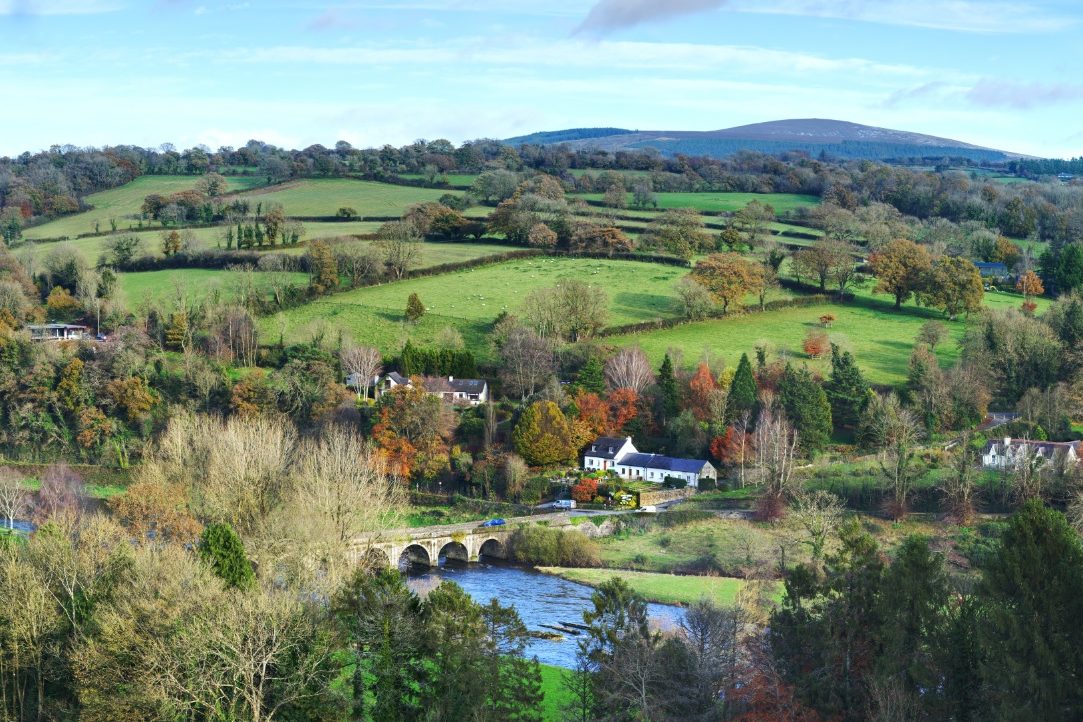View looking at the bridge in Inistioge